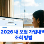 보험 가입내역 조회 방법 2026 내 보험 확인 및 보험계약 통합조회 안내